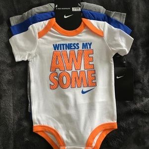 Authentic Nike baby romper set
